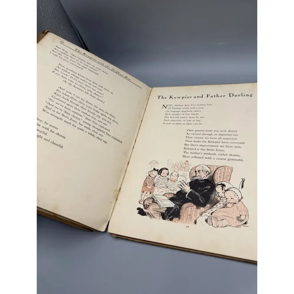 1914 The Kewpie Kutouts Rose O’Neill Hardcover Frederick A Stokes Illustrated